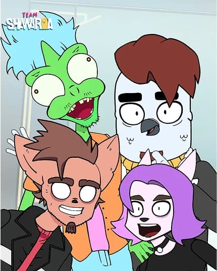 Selfie de Team Shawarma